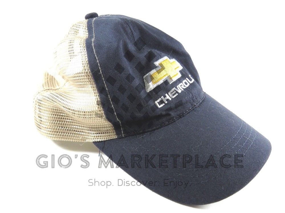 Chevrolet Soft Mesh Trucker Hat Cap Snap Back Adjustable Vintage Style