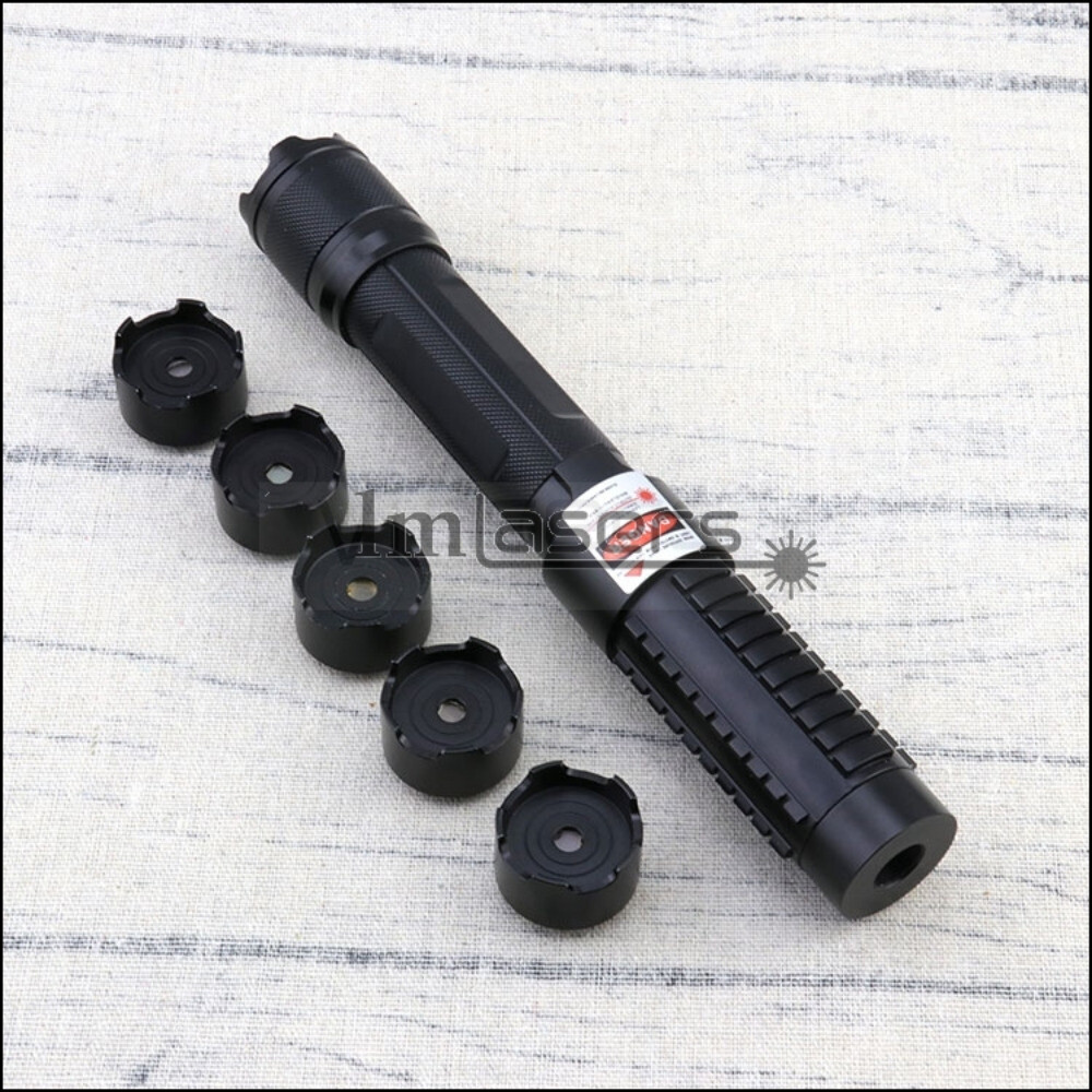 650nm Red Laser Pointer Adjustable Focus Visible Beam Light Battery & Charger