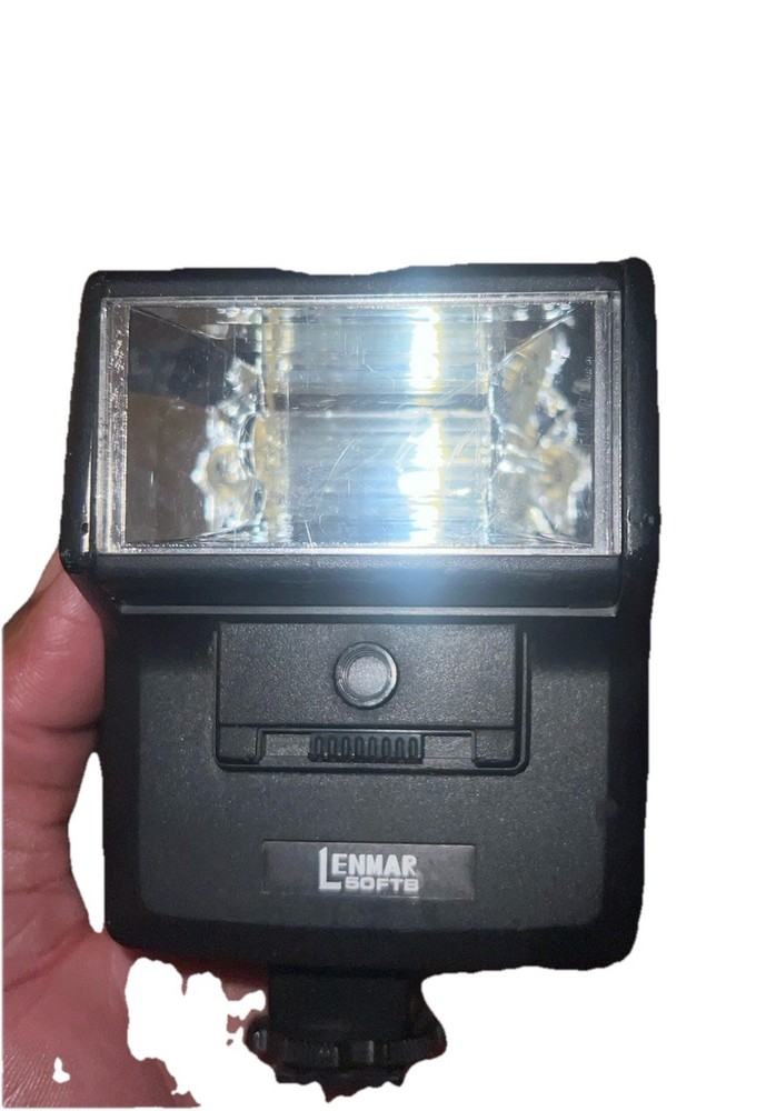 Lenmar Model 50 FTB Electronic Flash Unit for 35mm Cameras Untested