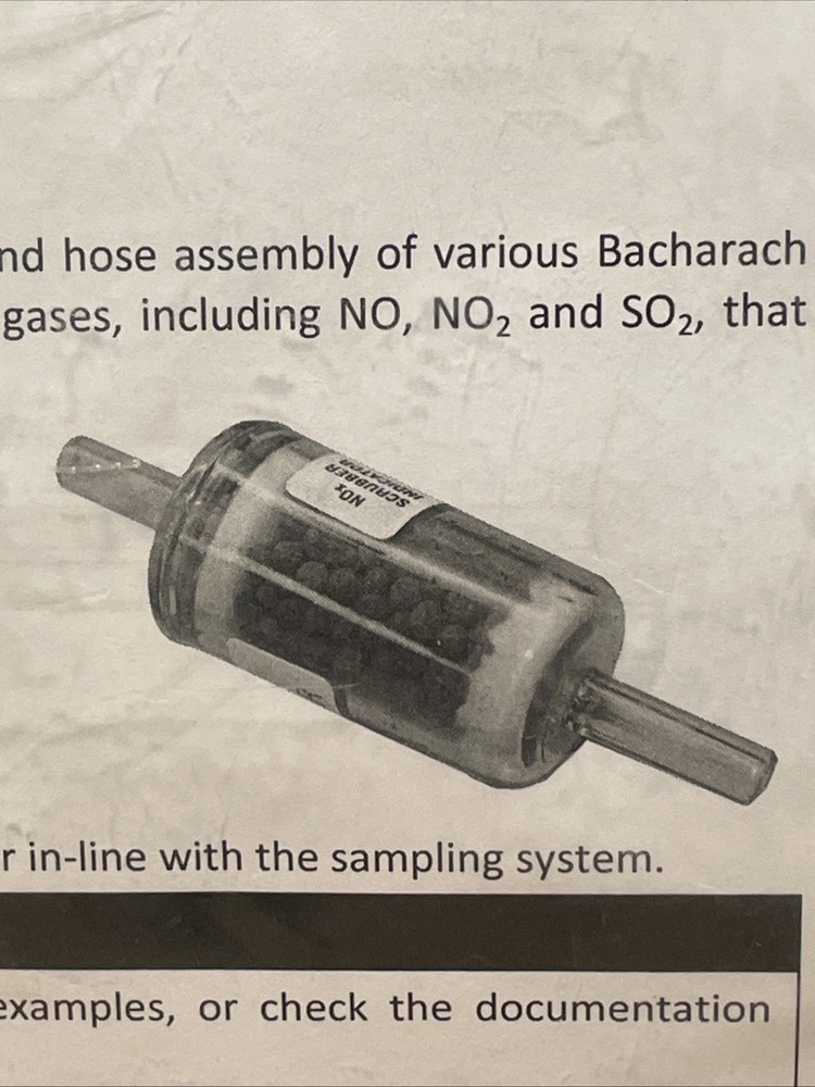 BACHARACH NOx Filter For Combustion & CO Analyzers NEW SEALED
