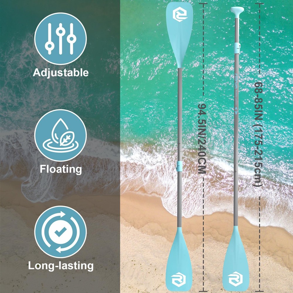 SUP Paddle - Paddle Board Paddle 4 Piece Stand Up Paddleboard Paddles Lightwe...