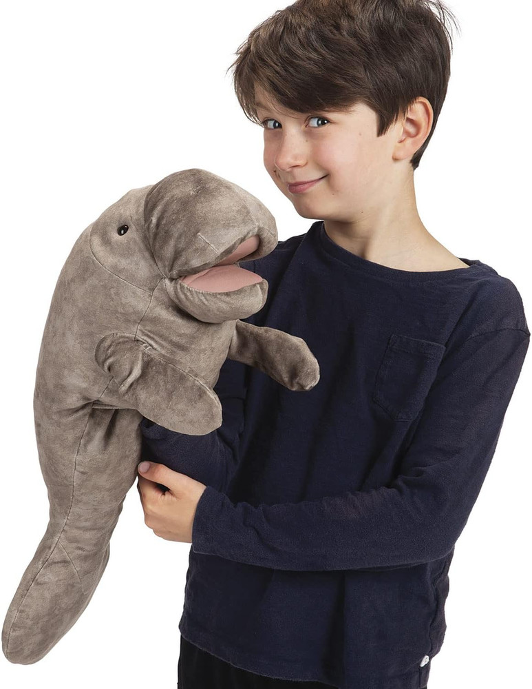 Manatee Hand Puppet,Gray