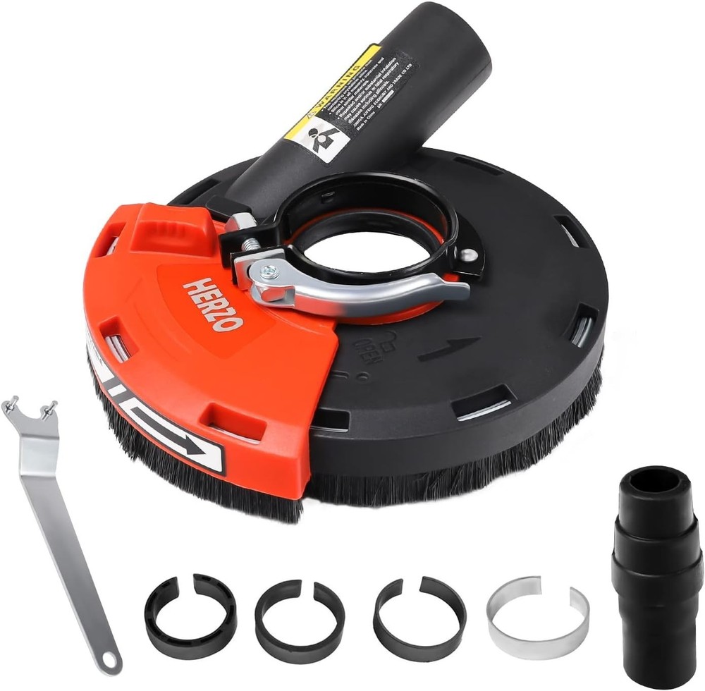 Lightweight Universal Dust Shroud for Angle Grinders - Safe & Easy Installation