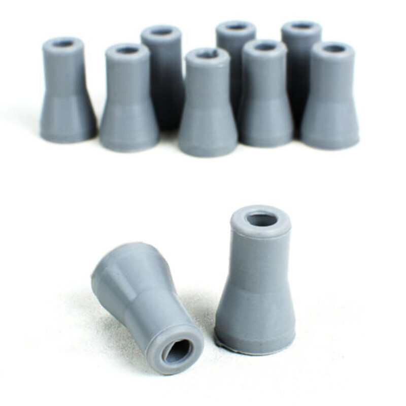 10Pcs Dental Weak Suction Saliva Ejector Rubber Snap Tip Adapter Replacement