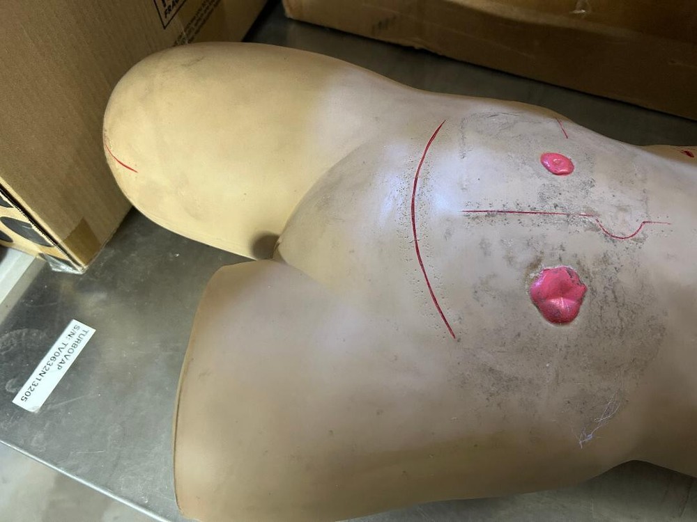 Half-Body Manikin For Suture Training