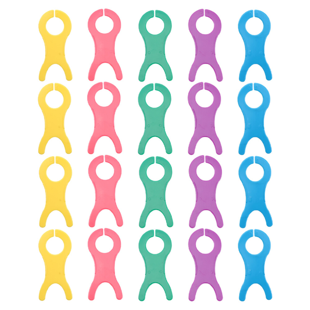 20pcs Small Yarn Bobbin Thread Weave Winder Thread Wind Board for Sewing Cross