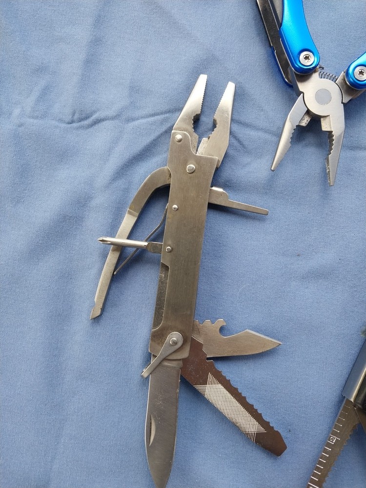 3 Survival Tool - Foldable With Multiple Gadgets