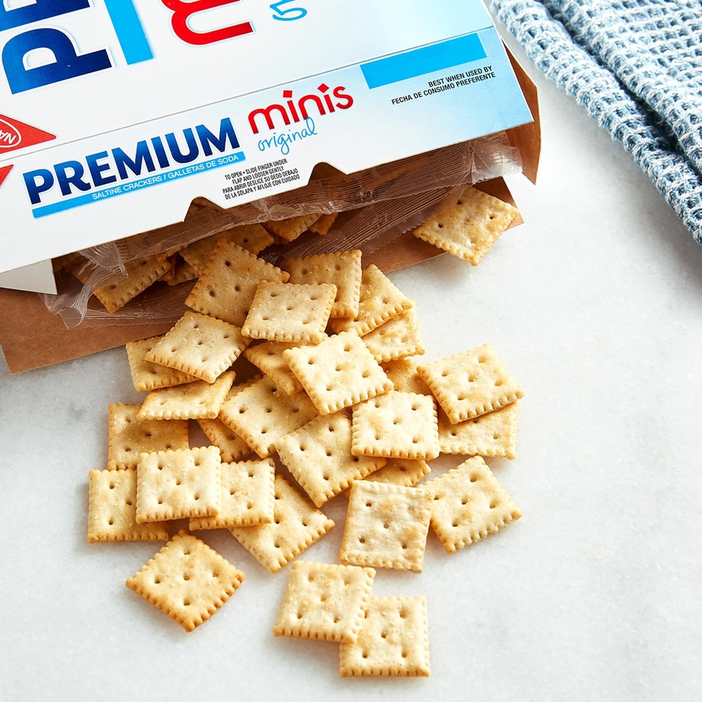 Original Mini Saltine Crackers, Lunch Snacks, Bulk Snacks, 6 - 11 oz Boxes