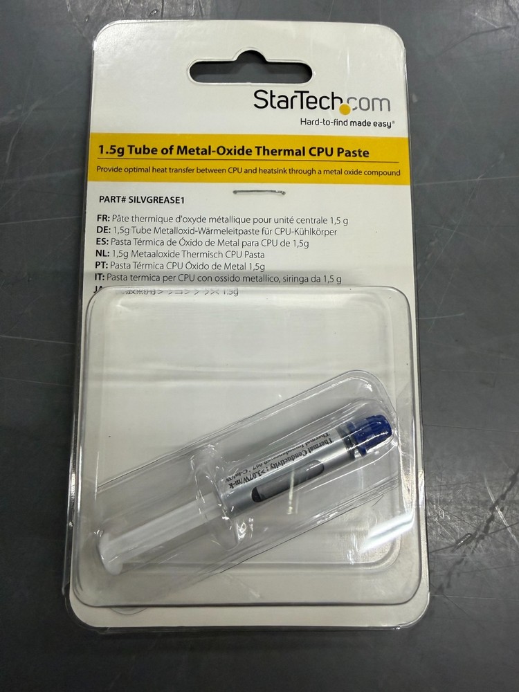 6 Pack StarTech.com - Metal Oxide Thermal CPU Paste - SILVGREASE1
