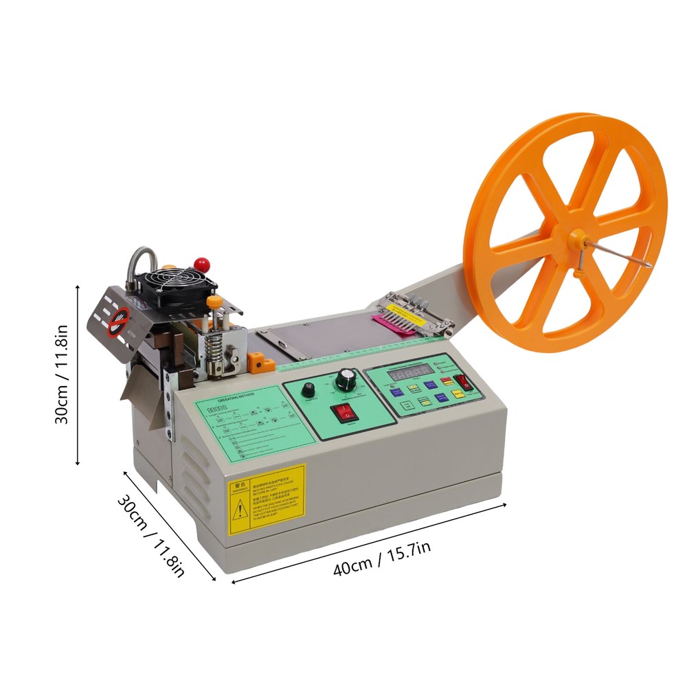 280W Webbing Cutting Machine Automatic Hot & Cold Tape Cutter For Elastic Band