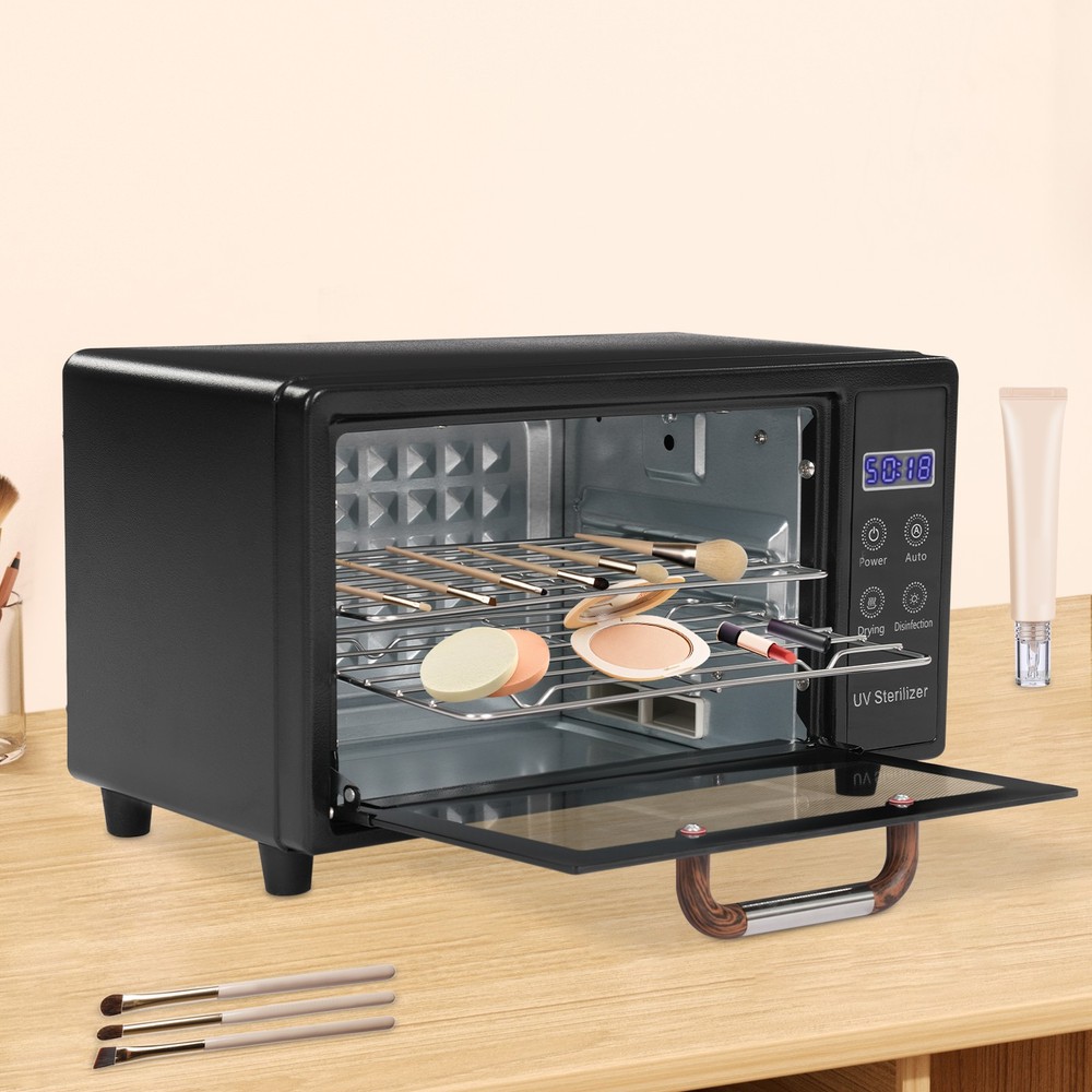 High-Temperature Sterilizer Nail Tools Sterilizer Black Tabletop Sterilizer US