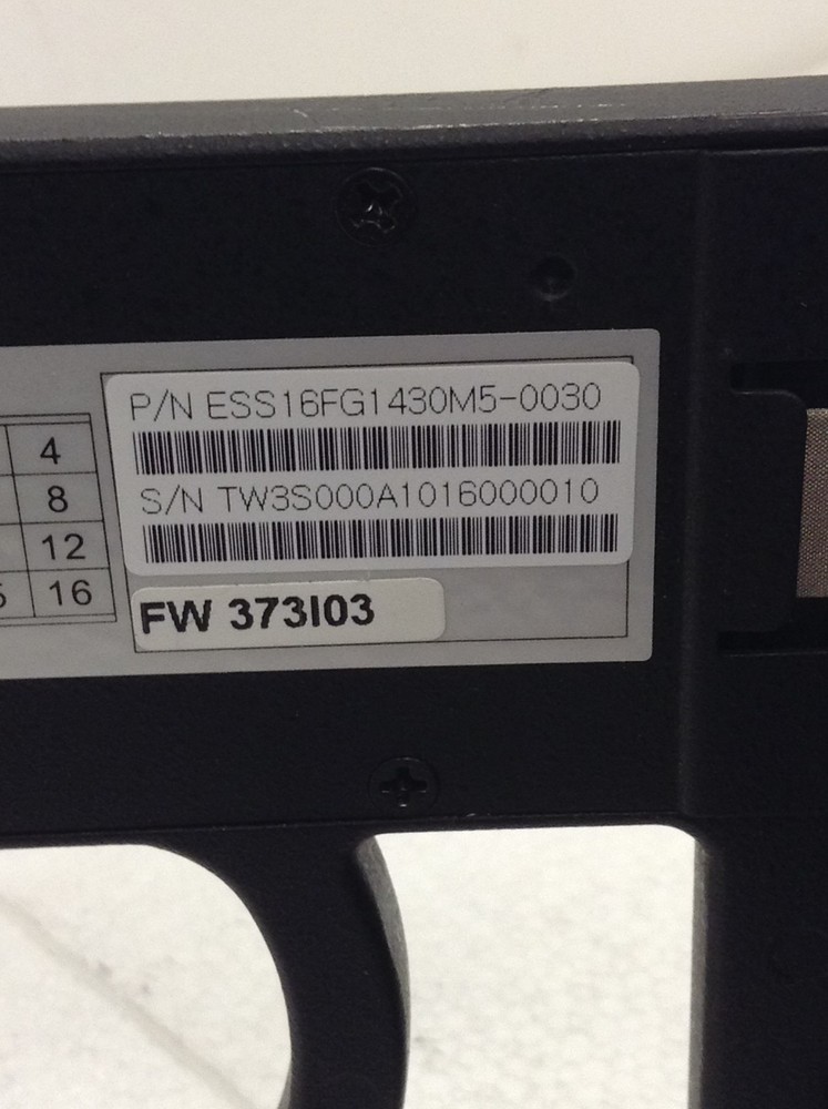 EonStor ESS16FG1430M5-0030 16-Bay SAS Storage Array w/ RAID Controller WORKING