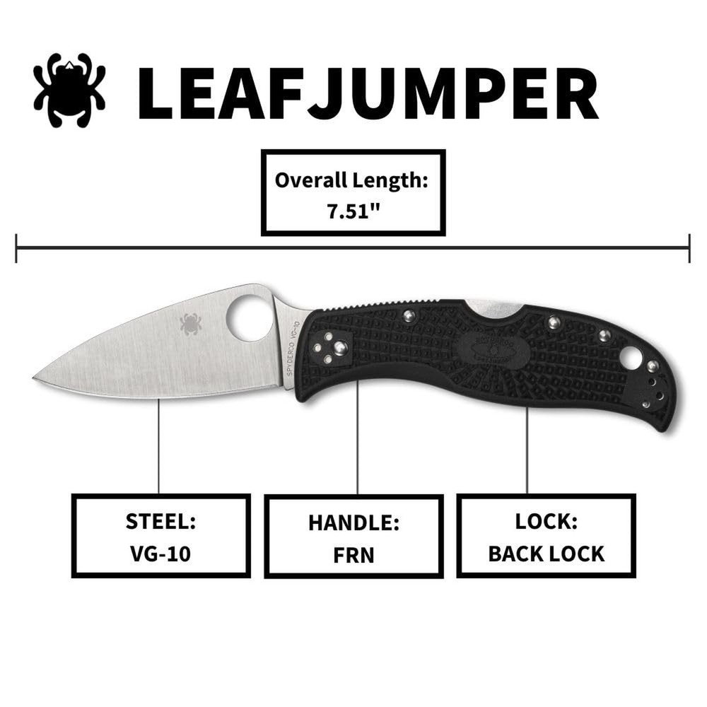 Spyderco C262PBK LeafJumper
