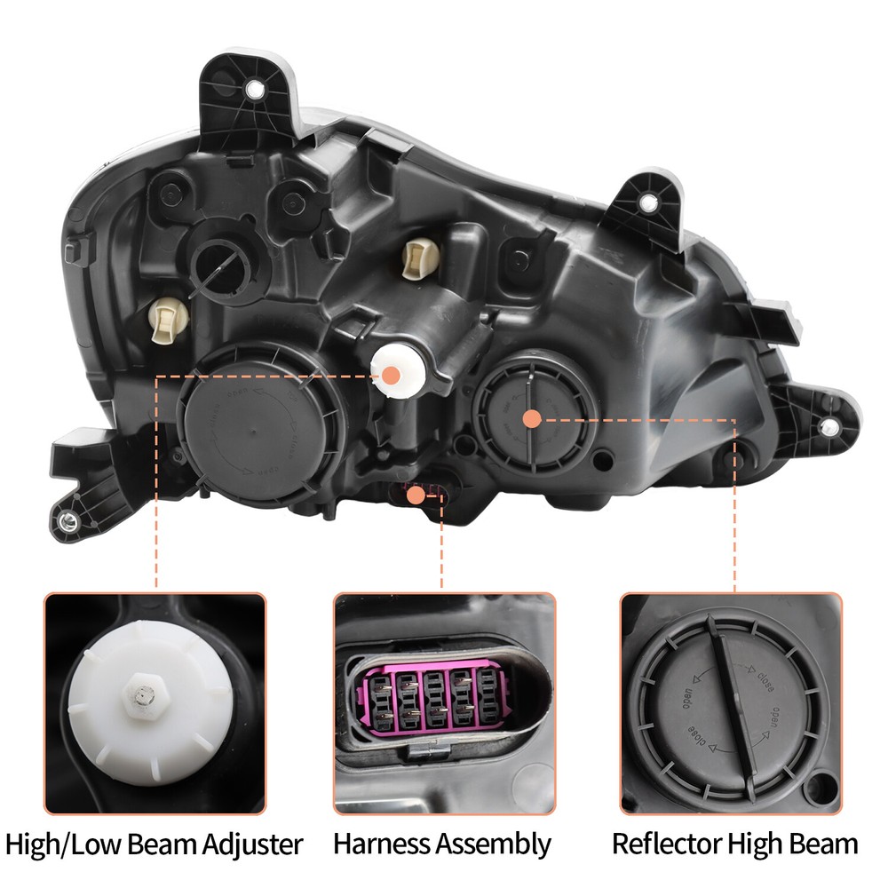 Left Driver Side Headlight Assembly Halogen Kenworth T680 2013-2021