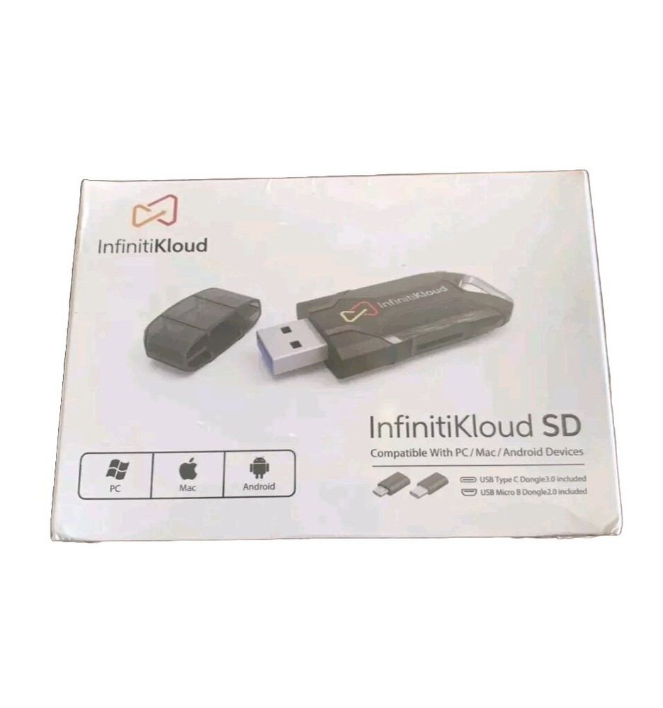 InfinitiKloud SD USB Powered Backup Drive 3.0