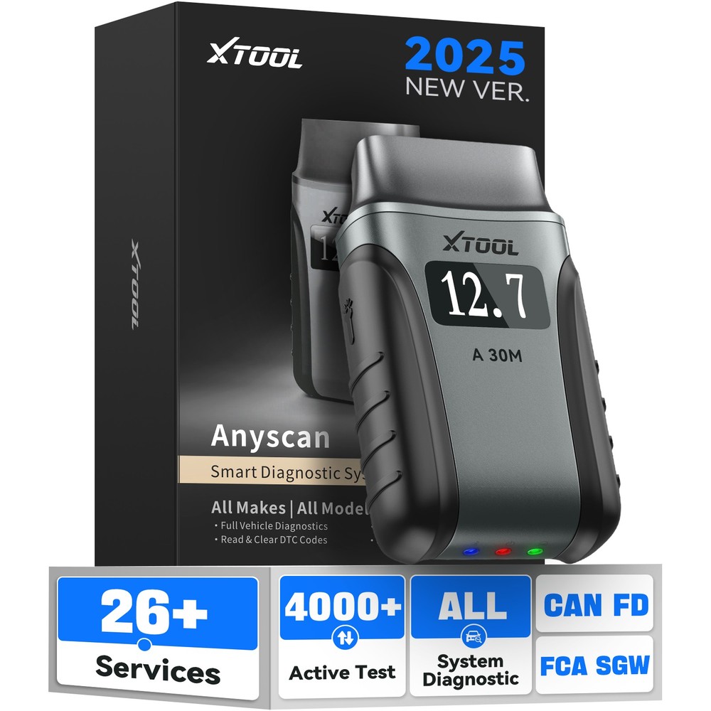 XTOOL A30M Car Bidirectional OBD2 Scanner Full System Diagnostic Code Reader