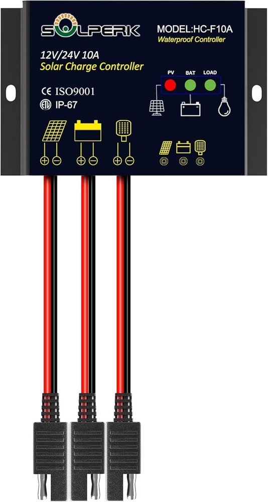 10A Intelligent Solar Controller for Efficient Energy Management - Easy Install