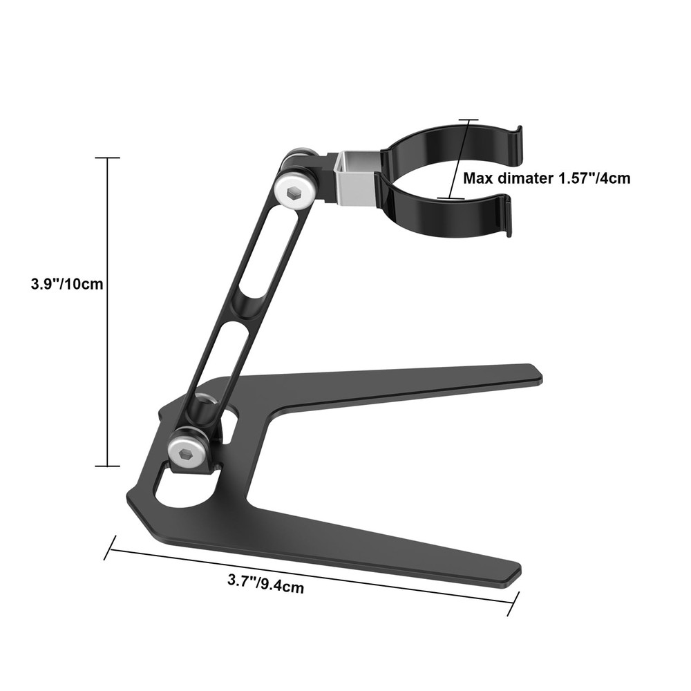 Universal Microscope Stand Bracket Compatible with Stand, Black