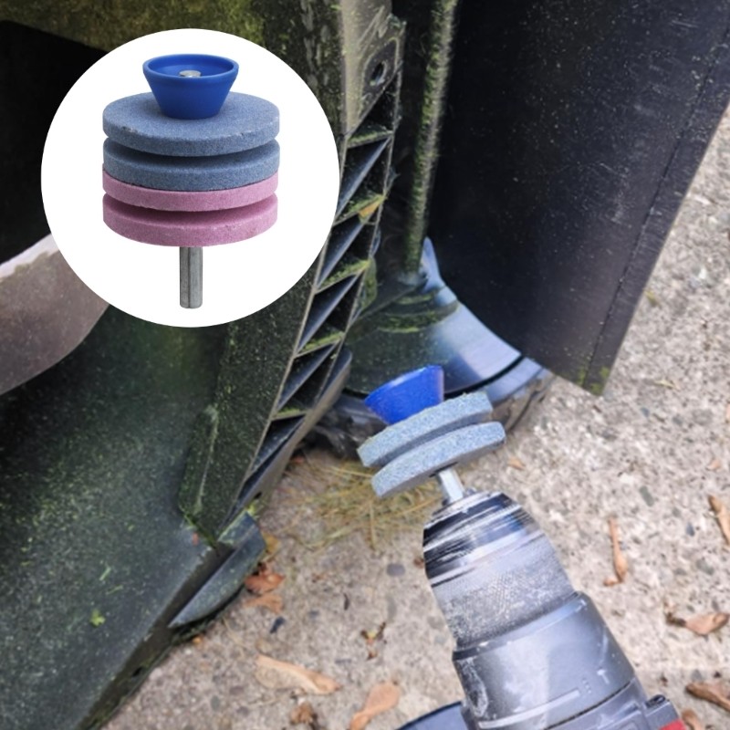 Efficient Lawnmower Grinding Drill Cuts Sharpener Tool for Sharpening Dull