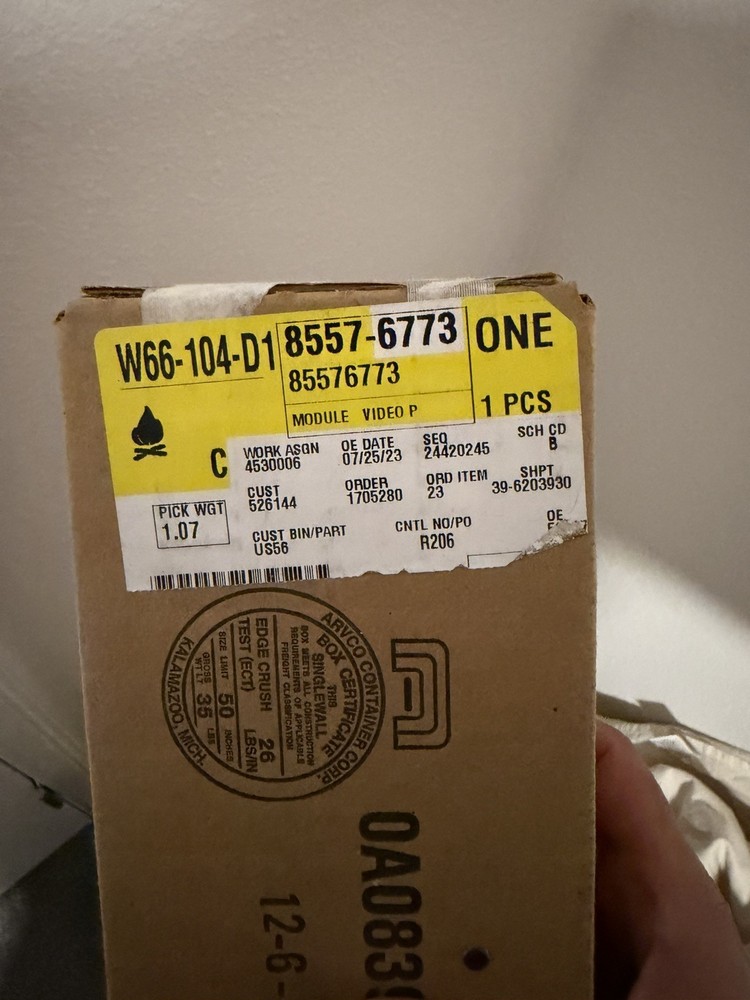 Genuine GM Module 85576773 86532507 Video Processing Module NEW