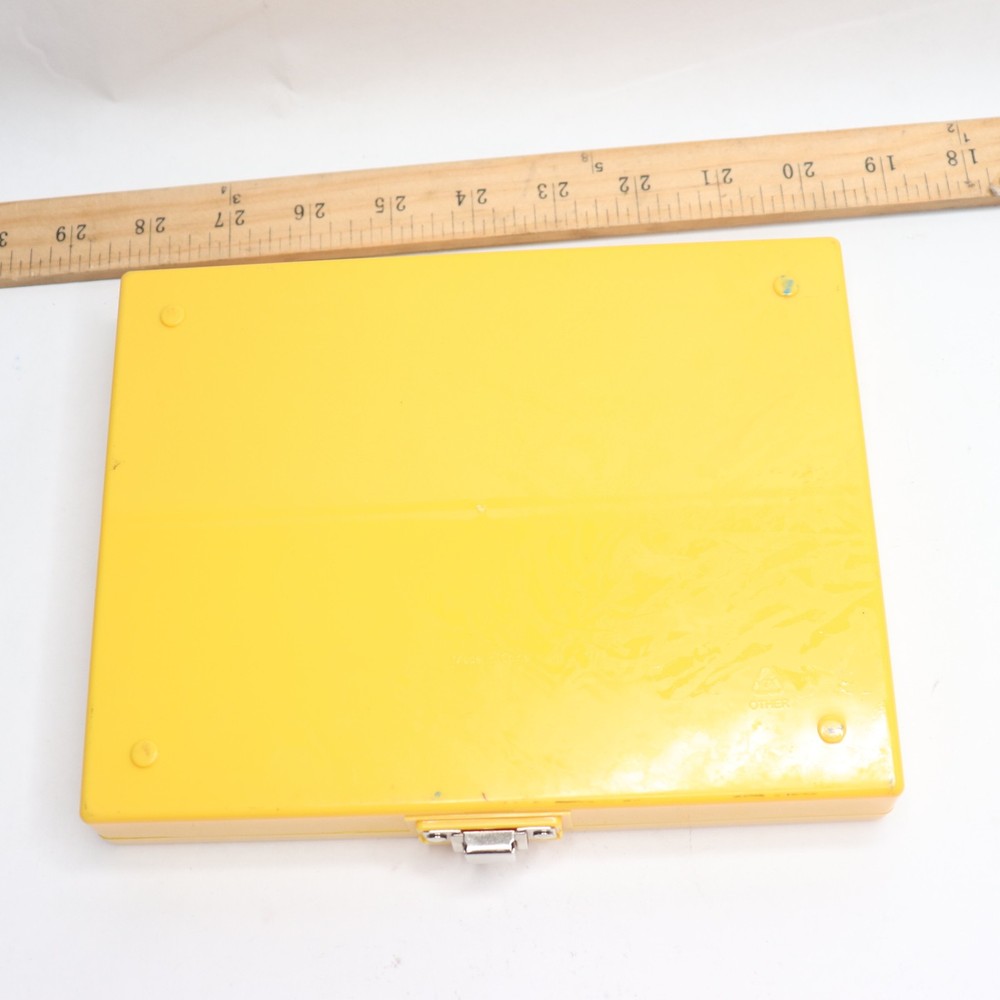 Microscope Slide Box Yellow 82003-412