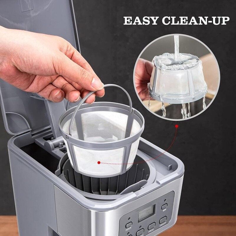 Programmable 12 Cup Coffee Maker Drip Machine W/ Auto Shut Off Pause Serve New