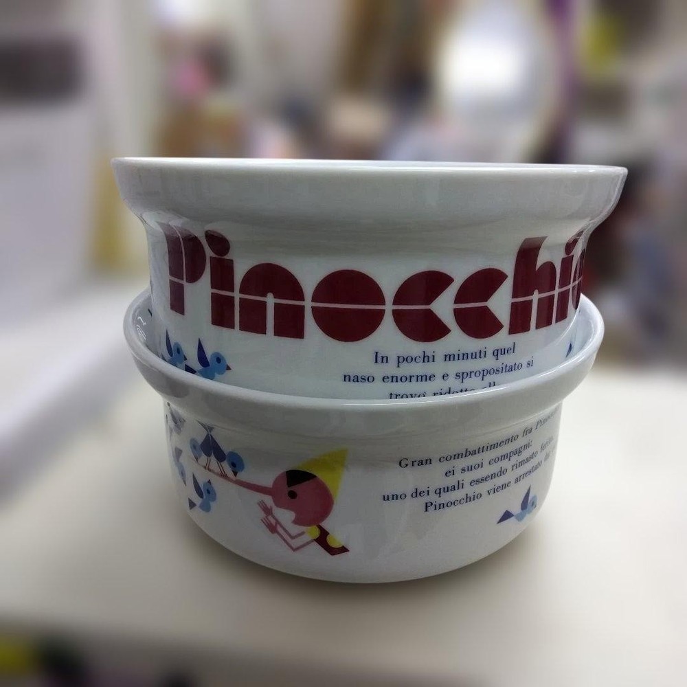 Richard Ginori Pinocchio Bowl Pair Set