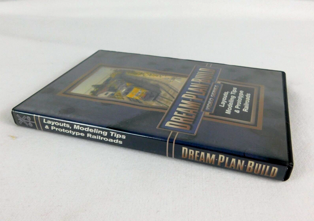 Dream Plan Build Layouts Modeling Tip & Prototype Railroads DVD Model Trains