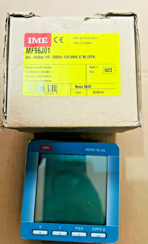 IME MF96J01 NEMO 96 HD MULTIFUNCTION POWER ANALYZER NEW