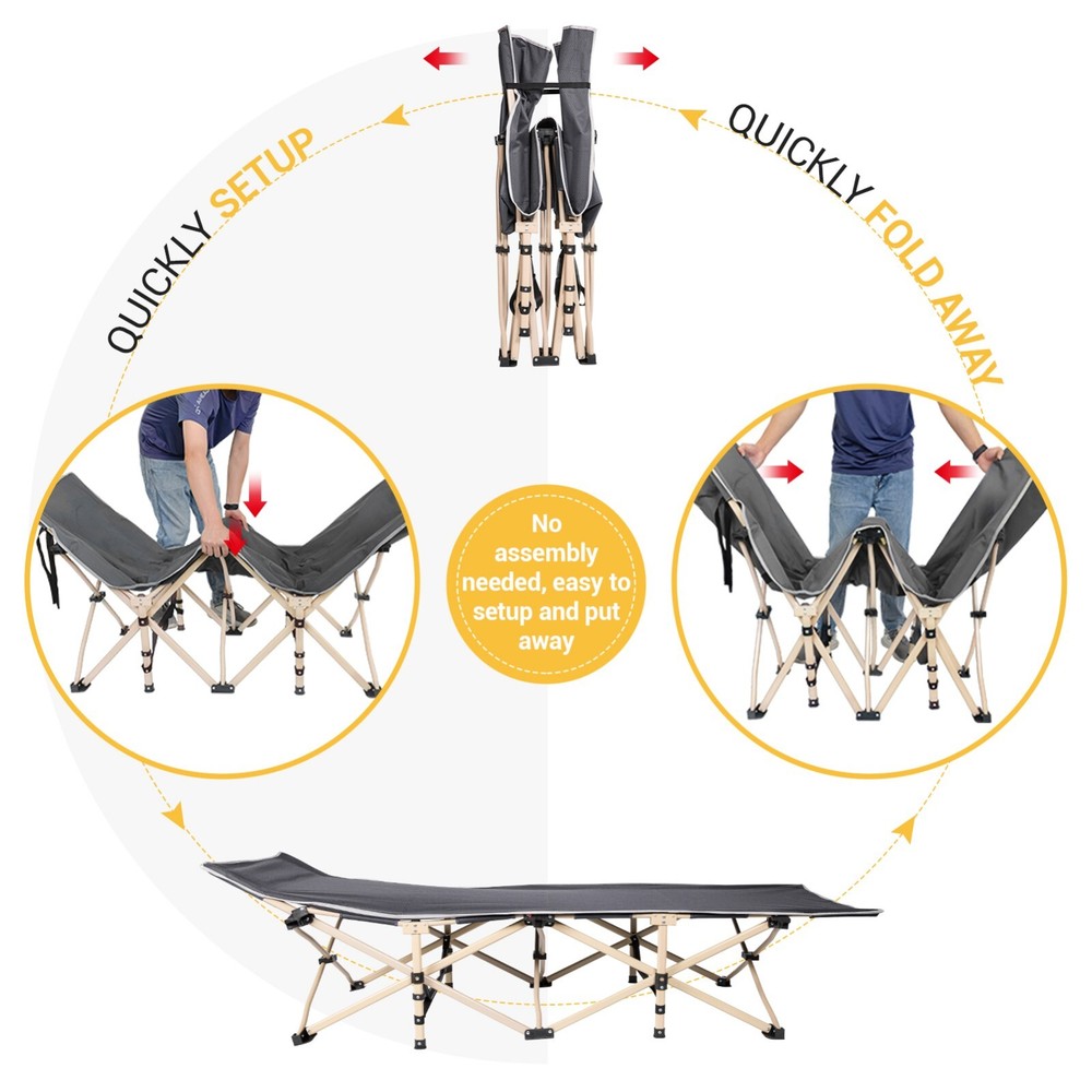 Portable Folding Bed Suitable Camping Cot, Folding Bed Camping Cot