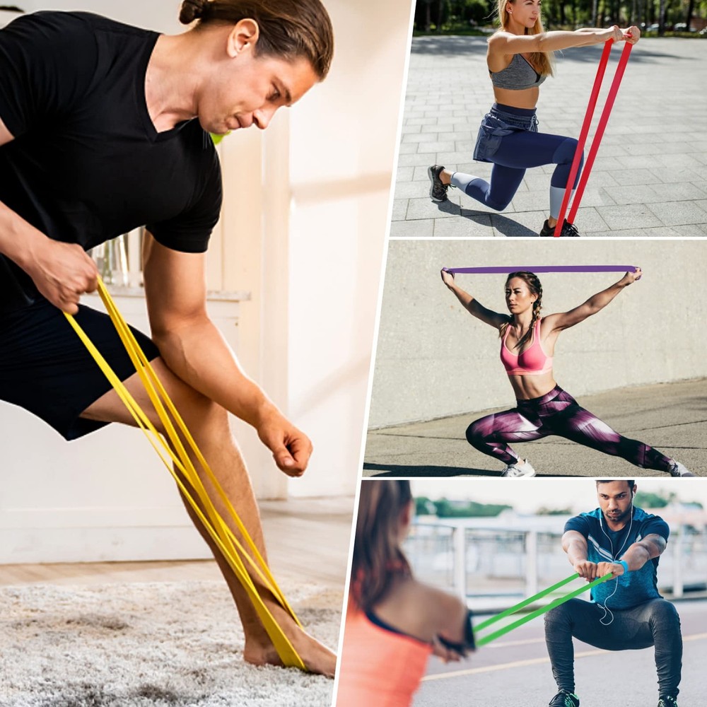 Resistance Bands Set for Working Out - Exercise W, #06 3