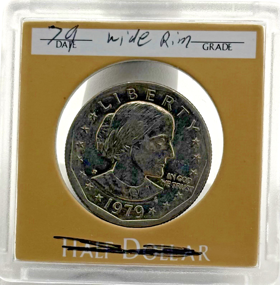 1979 Susan B. Anthony $1 Wide Rim
