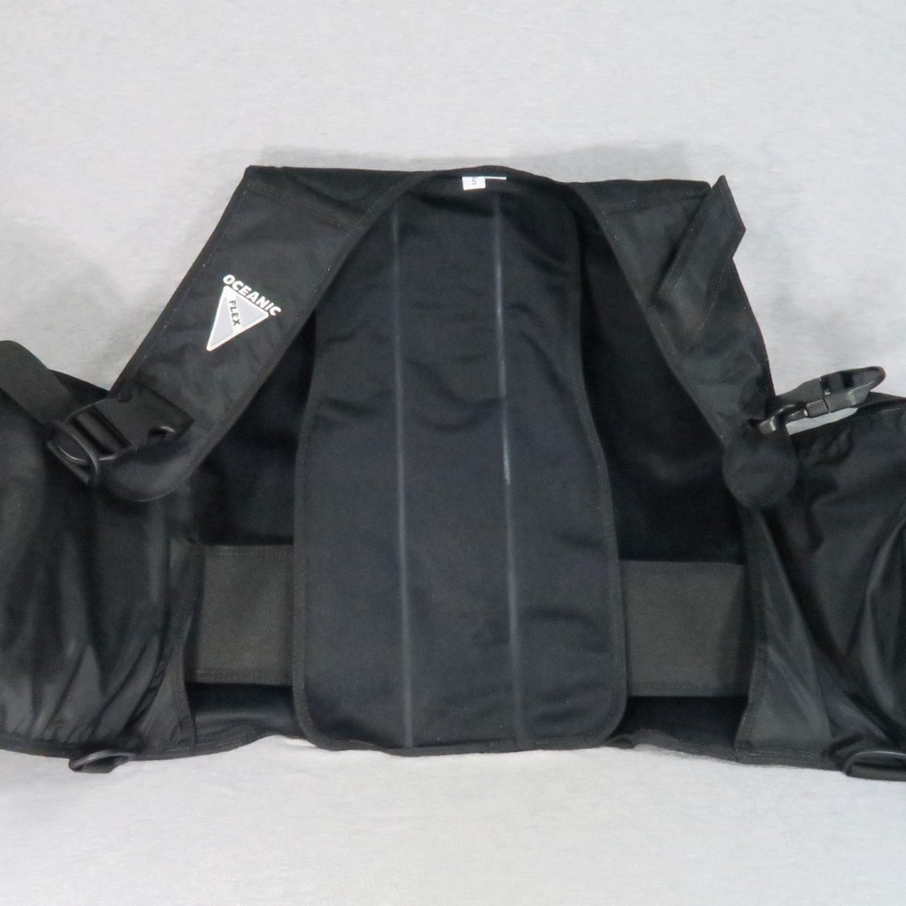 Oceanic Flex Bioflex Scuba Diving Vest Buoyancy Control Device (BCD) Small Black