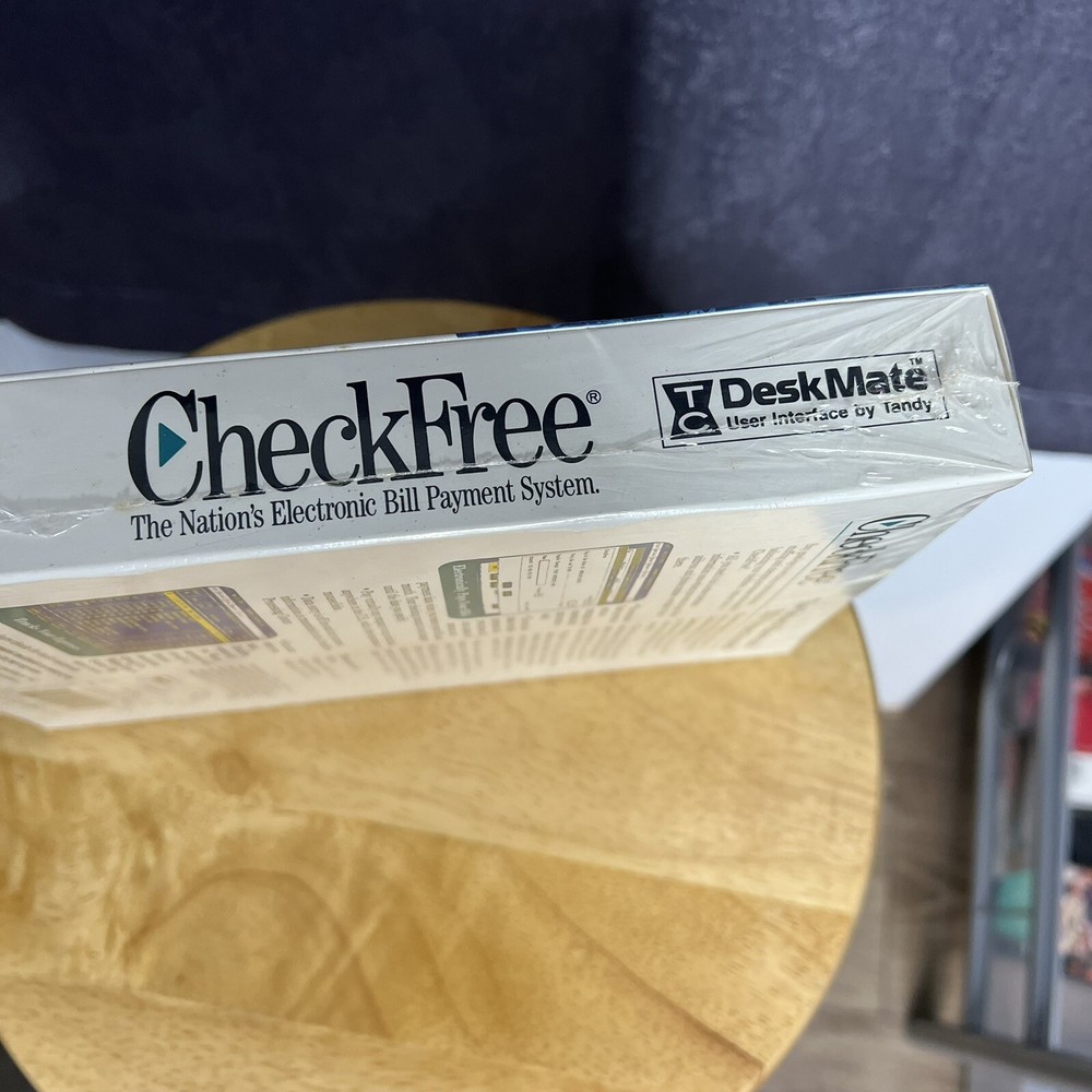 1991 Check Free Vintage Computer Software First Electronic Bill Paying Software