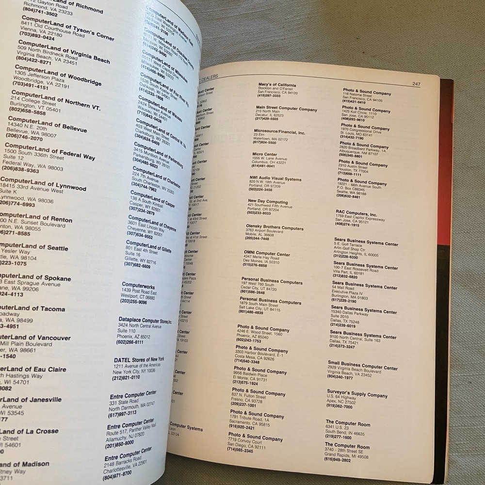 IBM PC Expansion Software Guide QUE BOOK Vintage Computer PC 1982 Ads Vendors