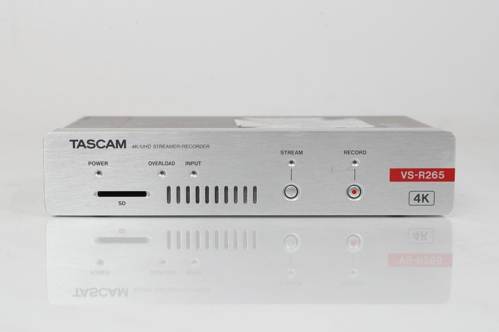 TASCAM VS-R265 4K UHD Video Streamer Encoder Decoder Recorder H.265 HEVC HDMI Po