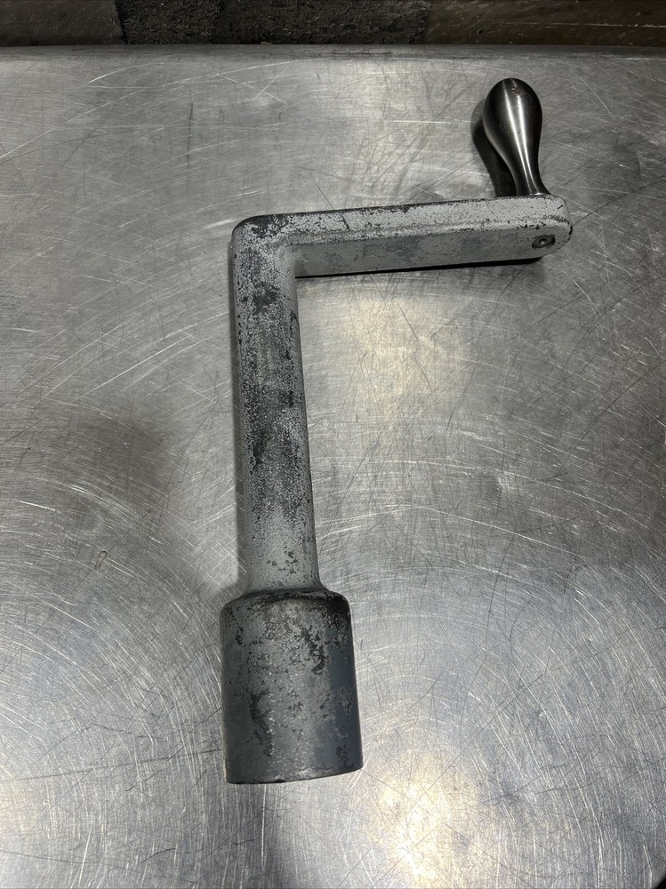 Vintage cast iron milling machine handle