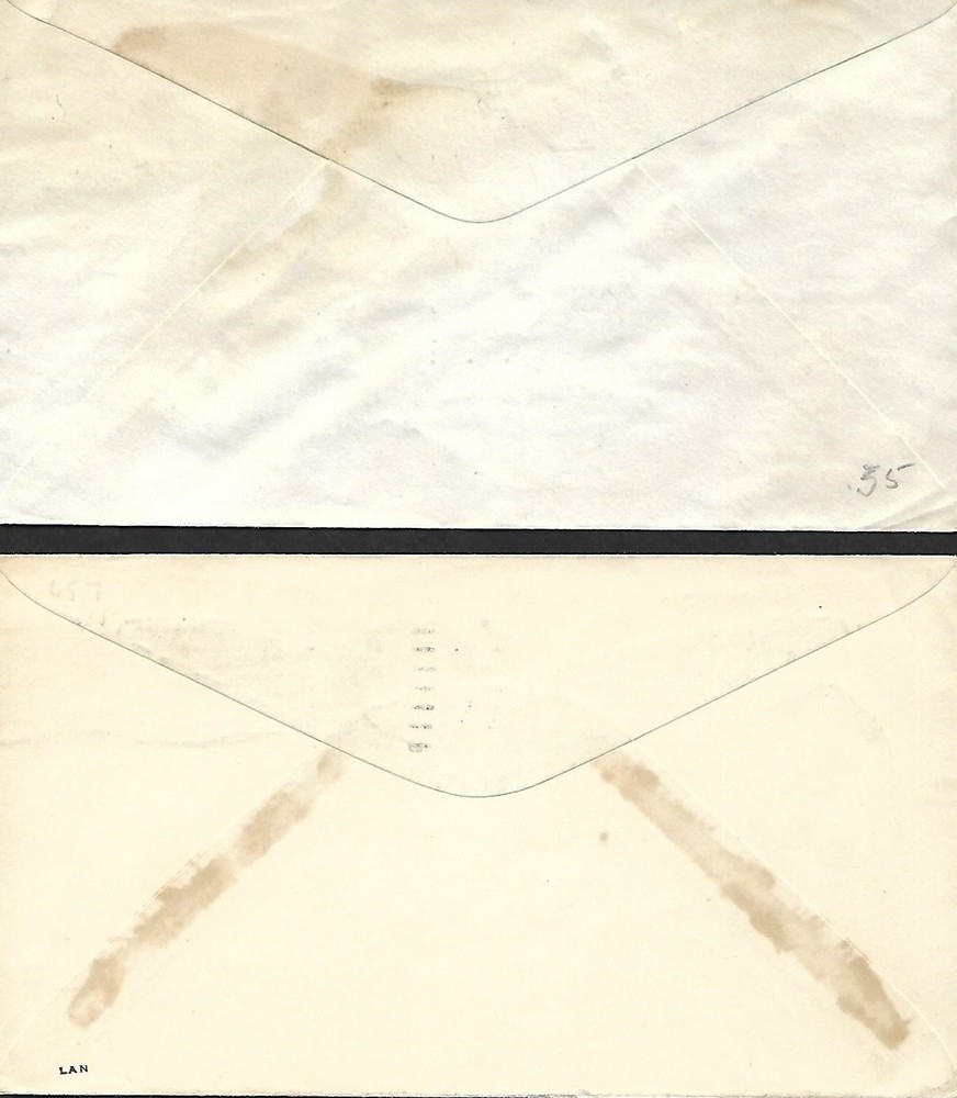 USA TWO 1929 SULLIVAN EXPEDITION FIRST DAY COVERS, 2 DIFFERENT POST MARKS
