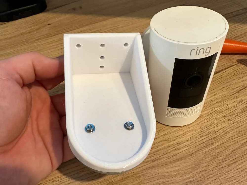 Ring Stick Up Camera Heavy Duty Ceiling Mount - 3D Printed