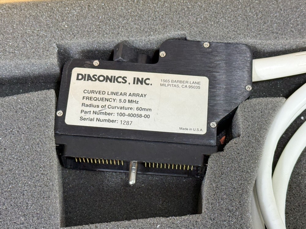 DIASONICS 5.0 MHz Curved Linear Array ~ 100-40058-00