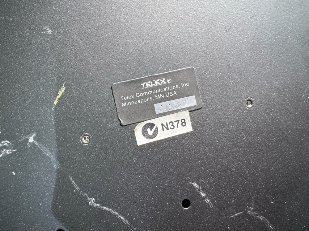 Telex Audiocom SPS2000A & US2000A Intercom Console