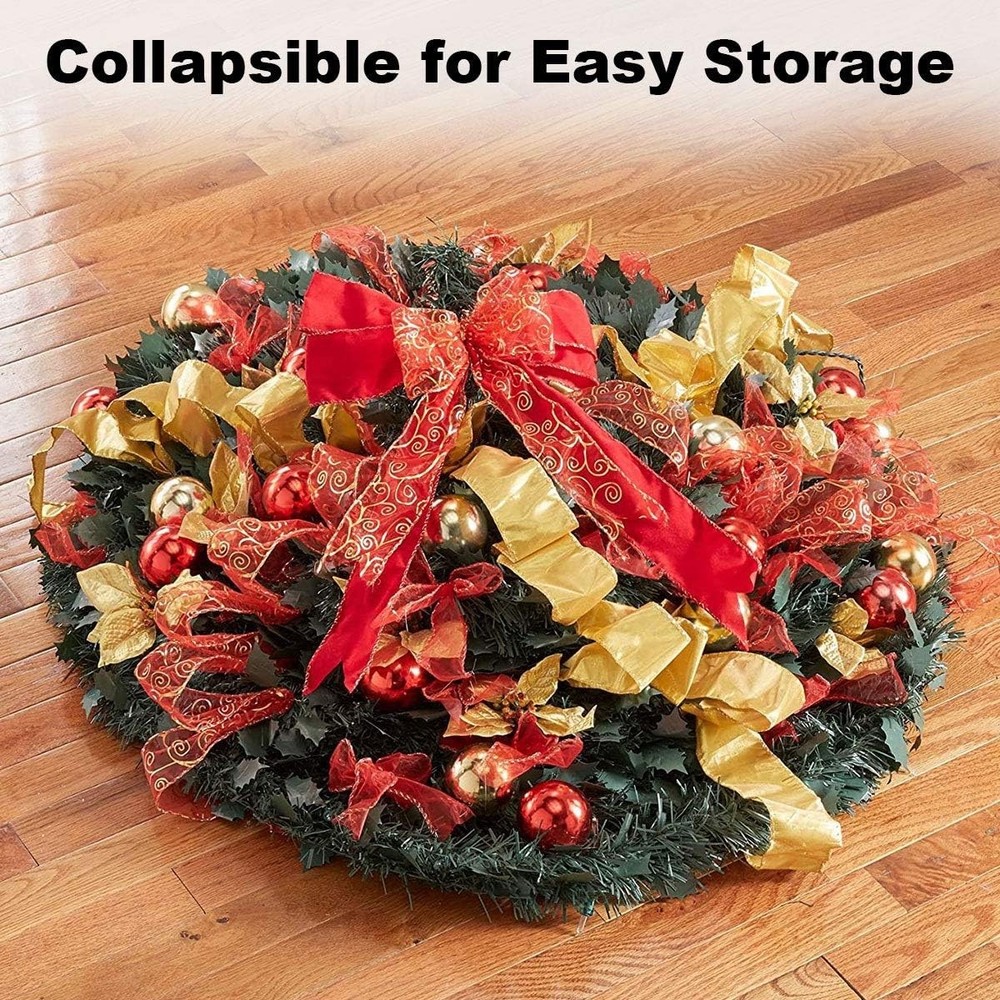 6Ft Pre-lit Christmas Tree Fully Decorated Pull-Up Christmas Tree with Remote