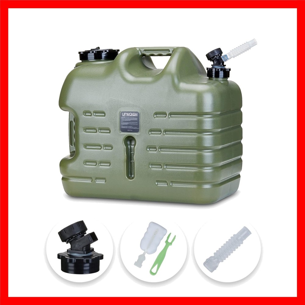 6.6 Gal Leakproof Camping Water Container