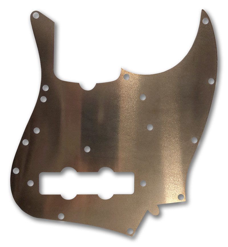.006” Jazz Bass Pickguard Shield - Copper