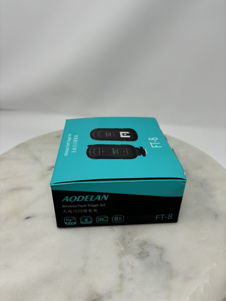 AODELAN FT-8 WIRELESS FLASH TIGGER SET TRANSMITTER & RECEIVER