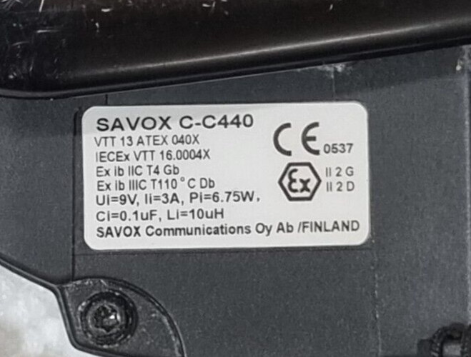 SAVOX C-C440/SAILOR EX COM CONTROL UNIT