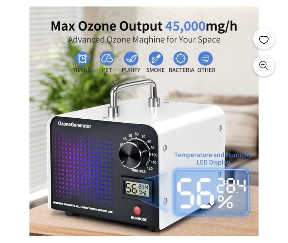 🌹Foukus Ozon Generator 45,000mg/ h.