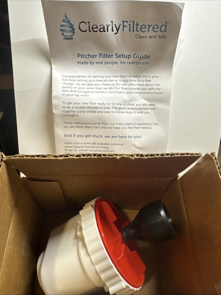 Clearly Filtered Water Pitcher Replacement Filter (Single)