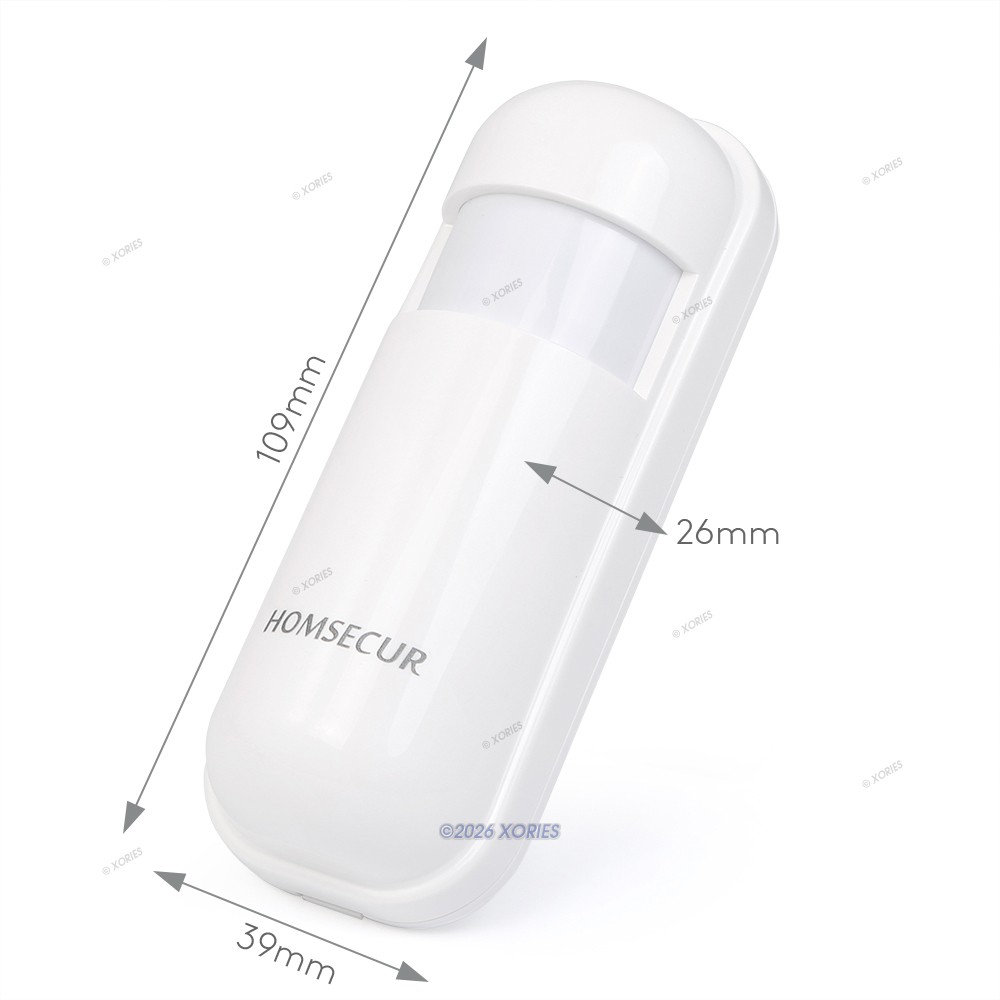 HOMSECUR Wireless &wired WIFI 4G Home Security Alarm System SOS Intercom