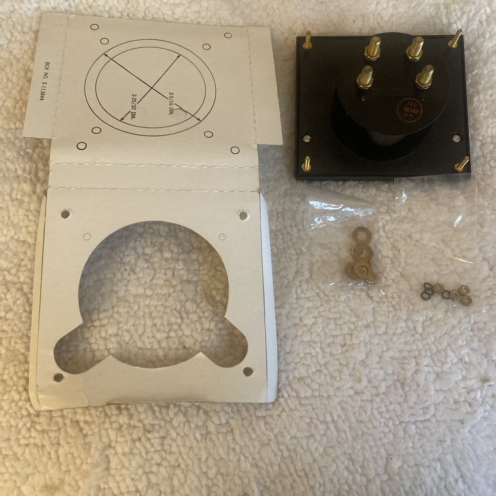 Simpson Panel Mount Wattmeter 0 - 300. Model 2174 - Catalog # 17898